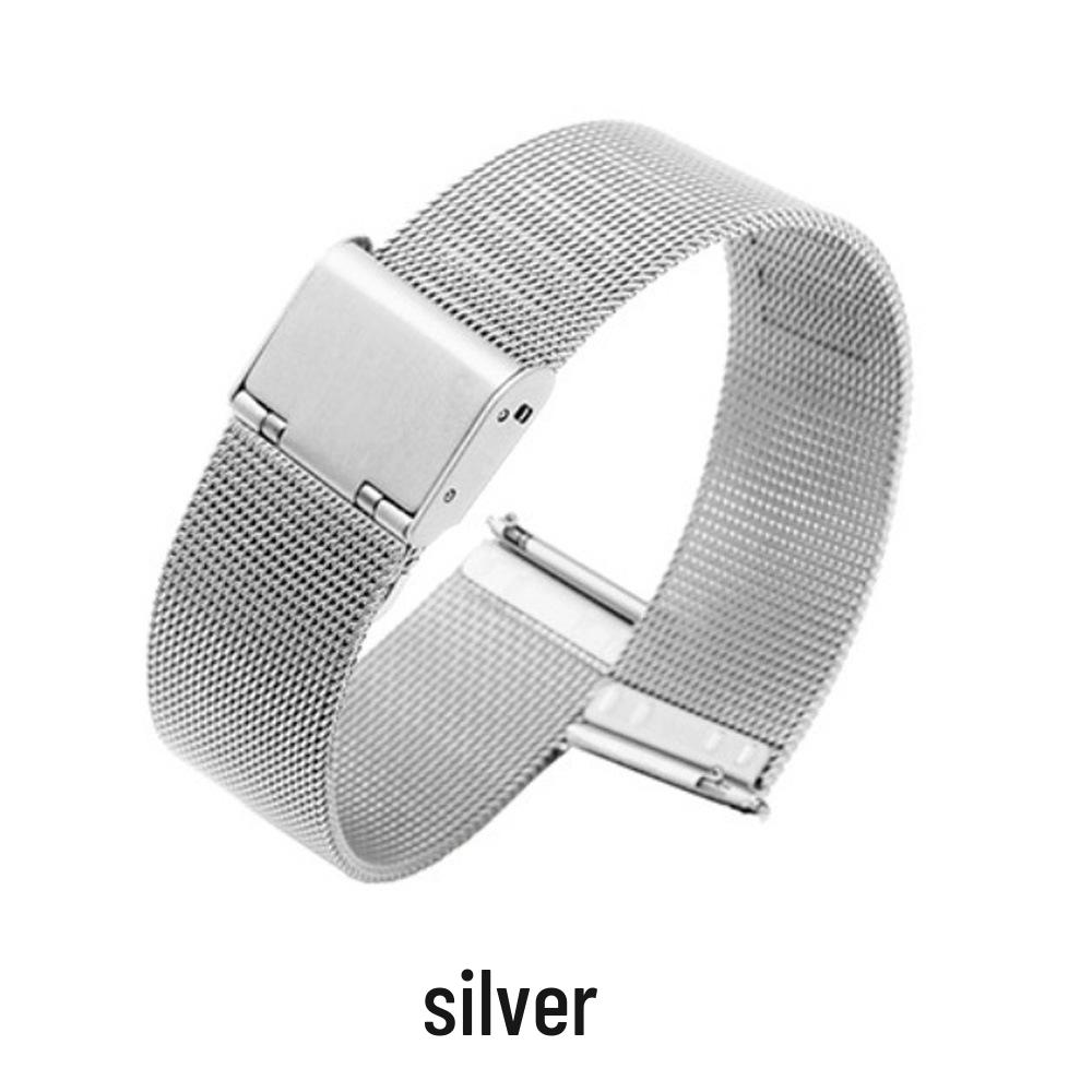 Milanese Mesh Watch Strap 0.4 Line, 304L Stainless Steel, Quick Release, Universal Fit
