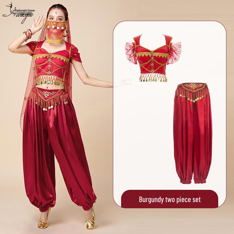 

Хэллоуин Костюм принцессы Жасмин для взрослых для экзотического танца живота XL