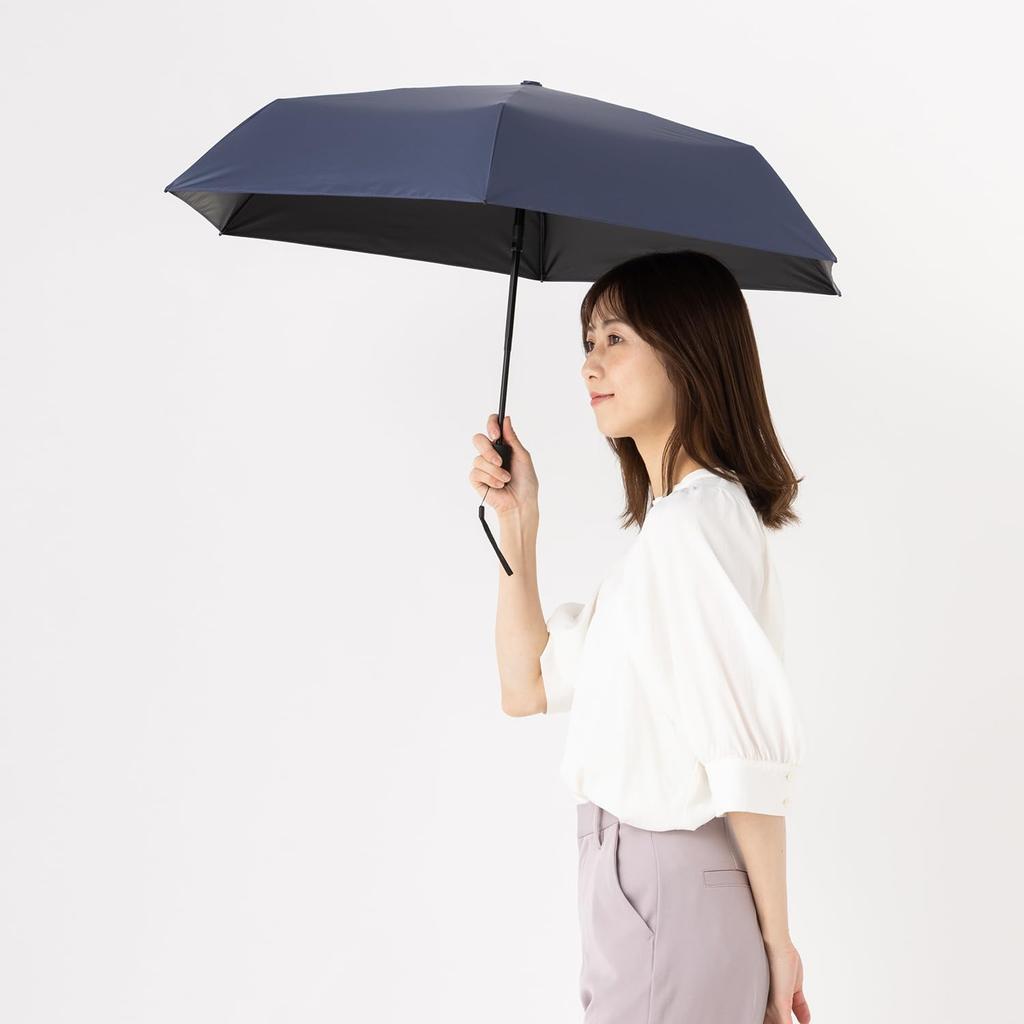 Cool Plus Folding Heat and Light Automatic Solid 50cm x 6 Light Blocking and UV Protection Heat and Light Grade 1 Parasol, Blocking, Open/Close,