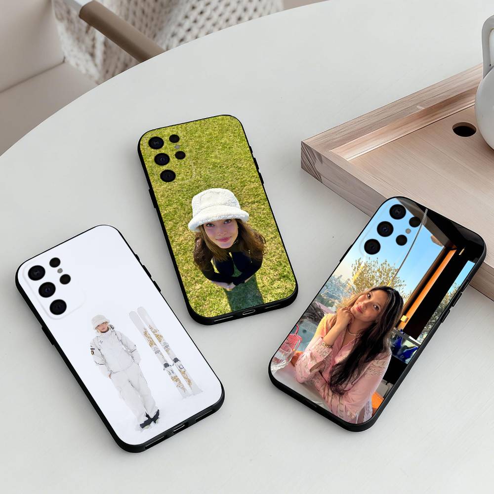 Snow Princess E-Eileen G-Gu Phone Case For Samsung S25,S24,S21,S22,S23,S30,Ultra,S20,Plus,Others Soft Black Cover
