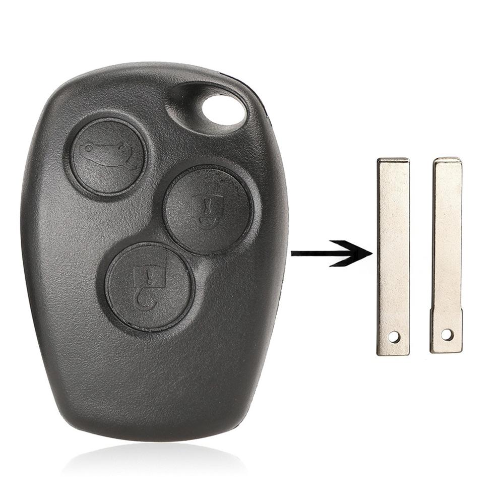 

1Pc Black Car Key Case Replacement Case Button Remote Control Cover Keychain For Renault Dacia Modus Clio 3 Twingo Kangoo 2 Style B