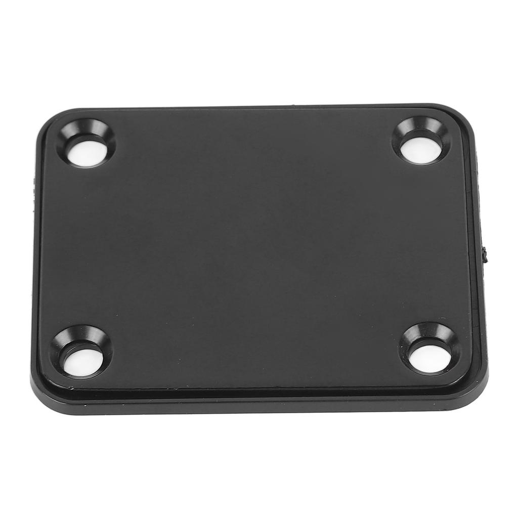 Electric Guitar Neck Plate Metal Guitar Neck Reinforcing Protective Board for Replacement Black