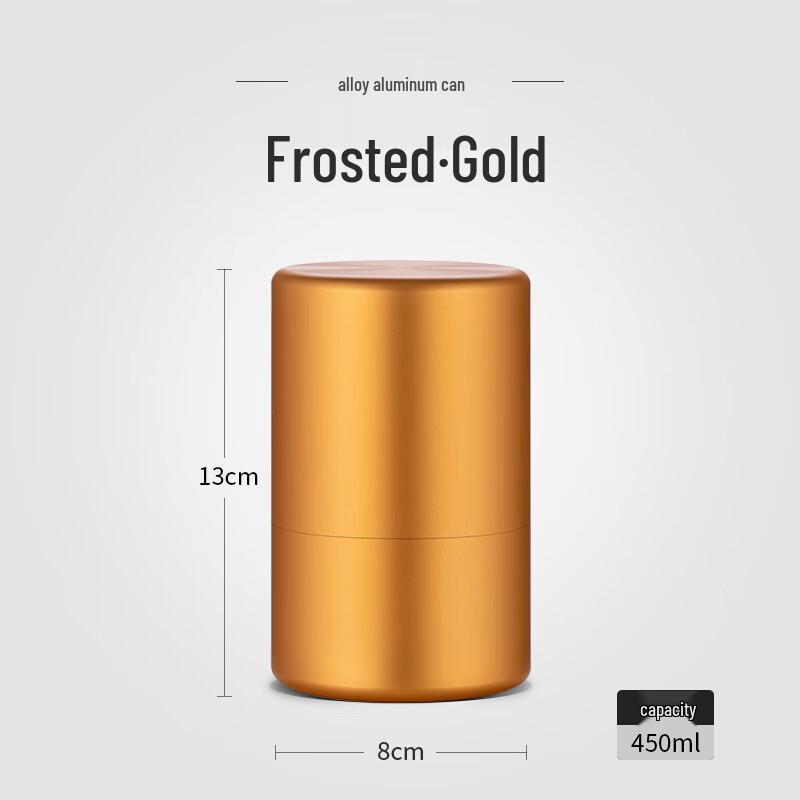 Wutuo Large Metal Sealed Tea Caddy