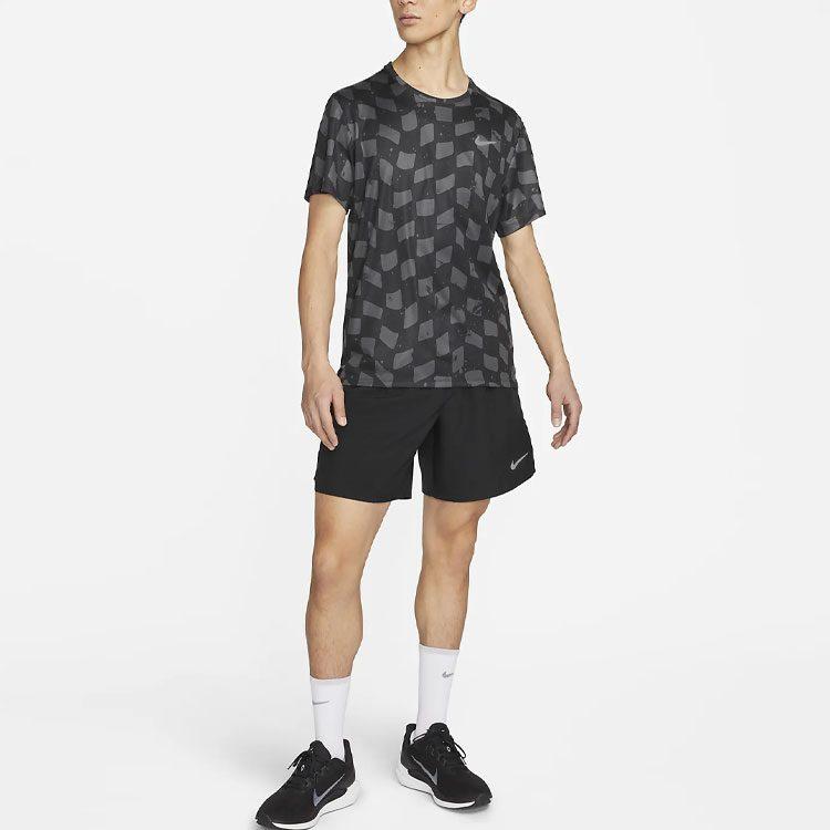 Nike T Shirts Men's Black Crew Neck Moderate DX0871-060