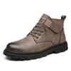 2025 autumn and winter new men's Martin boots velvet warm snow boots tooling big head casual shoes warm shoes 6502