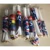 50Pieces Hand Flag for Soccer & Football Fans Cheering Swing Flag Party Events Celebration National Flag Signal for Bann