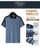 Men's Ice Silk Polo & Shorts Set - Summer Casual for Dad