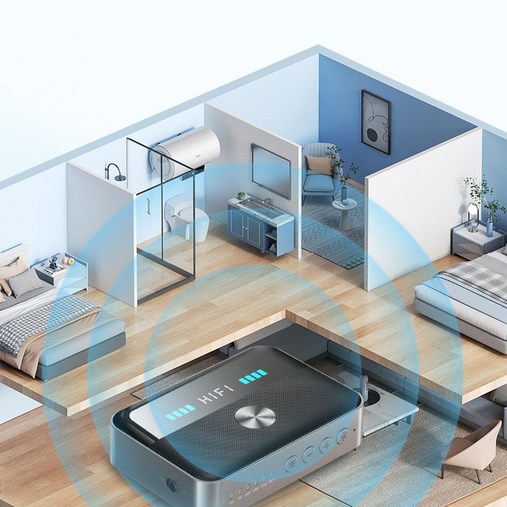 5.3 Bluetooth Receiver NFC Bluetooth Adapter Coaxial Optical Fiber HiFi Bluetooth Transmitter Universal