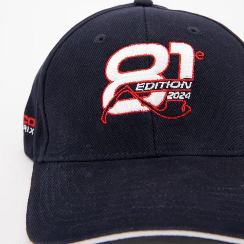 Official Gp Monaco 2024 Embroidered Cap with White Piping Men ACM