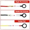 GOLD DEER 41 Piece Set Terminal Removal Tool Kit, Pin Disassembly Tool Kit, Car