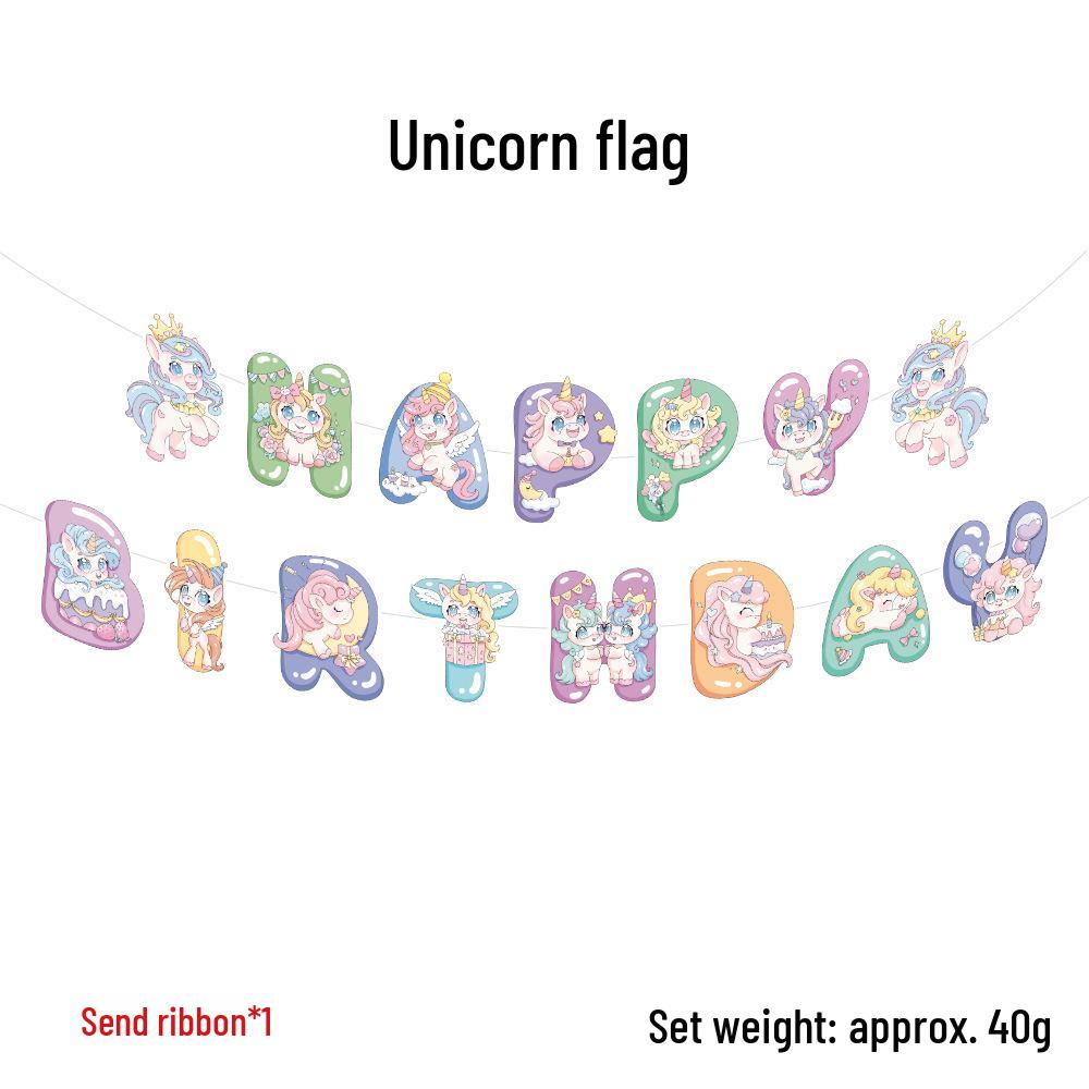 Birthday & Holiday Fishtail Bunting Banner for Parties