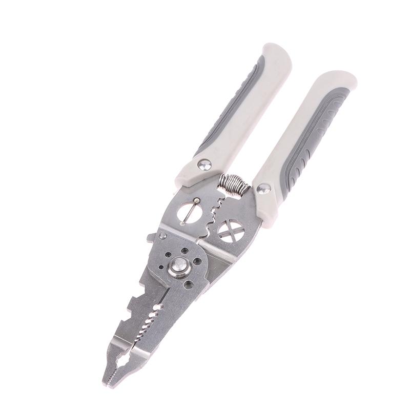 Electrician Specific Wire Stripping Pliers Multifunctional Electricians Maintenance Anti-Slip Stripper Cable Crimper Pliers Tool