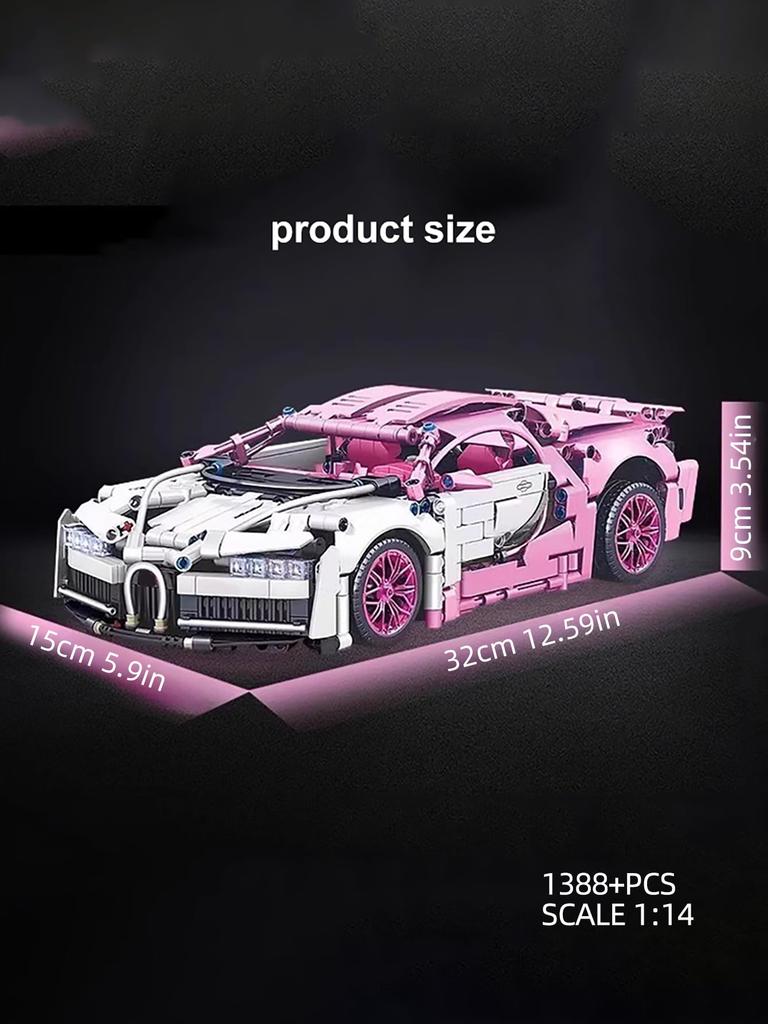 1:14 Building Block Cart, 1000-1400+pcs, birthday/Christmas/Halloween Gifts, Building Block Cart Ornaments, Adult Toys