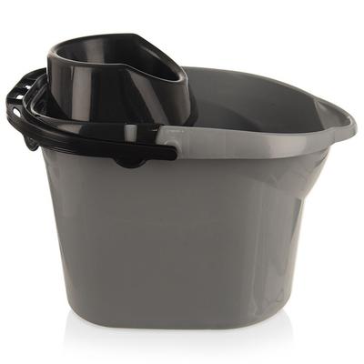 Wiadro Do Mopa Uniwersalne Plastikowe Z Wyciskaczem Mop Sznurkowy Paskowy