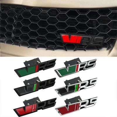 3D Metal Car Front Hood Grille Emblem Badge Decals for VRS Octavia A7 Fabia Rapid Yeti Kodiaq Superb Accessories