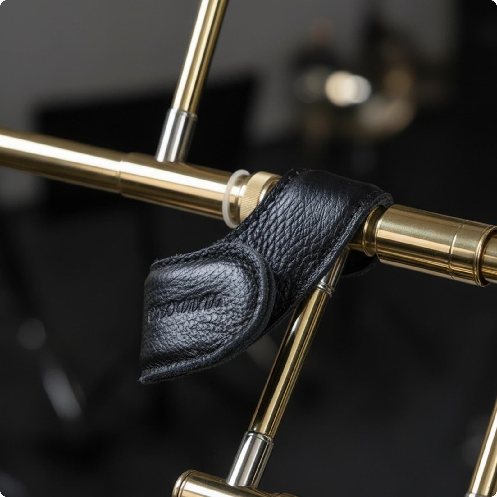 Zemā trombona rokas balsts Ergonomisks satvēriens