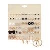 30-Pair Non-Repeating Korean & Western Style High-Quality Earrings Set for Women