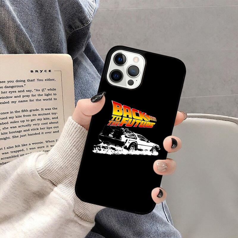 Back To the Future DeLorean Phone Case For iPhone 17 Air 16 15 14 Plus 11 12 13 Pro  Max Coque Cover Shell