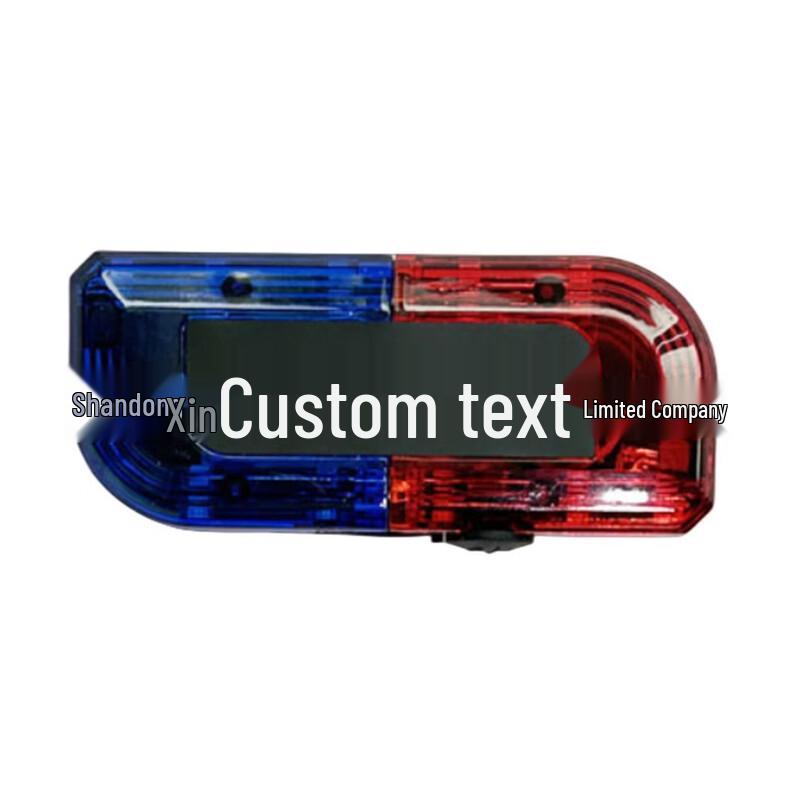 Многофункциональный красный/синий светодиодный плечевой предупреждающий фонарь