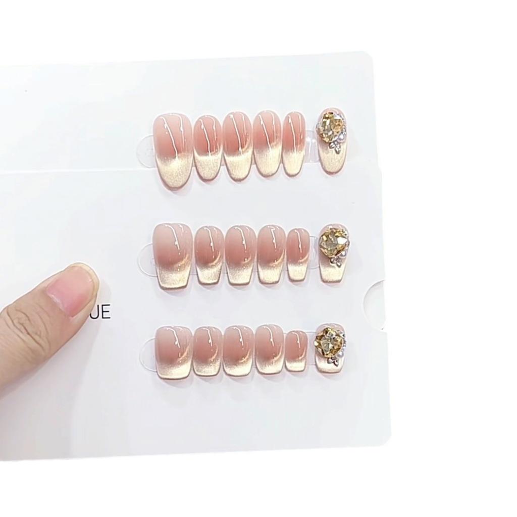 Pure Hand-made Phototherapy Wearable Nail 12 Tablets Unparalleled. Compare Finished Product Reusable Nail Patches