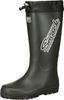 Mitsuuma Smack No. 1050 Rain Boots, Sweat-Absorbent, Antibacterial, Non-Slip, Work Boots for Fishing and Farm Work, Khaki, Size L