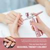 Top 0.3mm Pink Mini Air Compressor Kit Air-Brush Paint Spray Gun Airbrush For Nail Art Tattoo Craft Cake Nano Fog Mist Sprayer