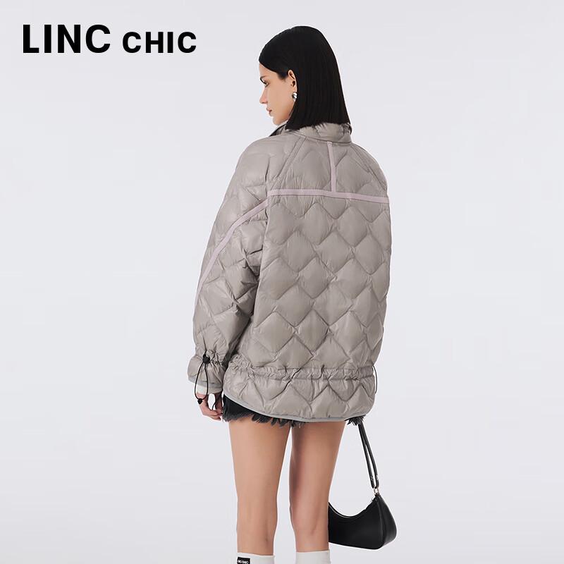 Women's Lightweight Loose Fit Stand Collar Down Jacket