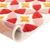 Modern Red and Yellow Textured Children's Rug 120x170