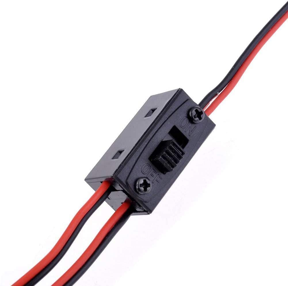 Ignition Switch, 3 Way Switch JR Conductor Switch & Charging Cable for Futaba
