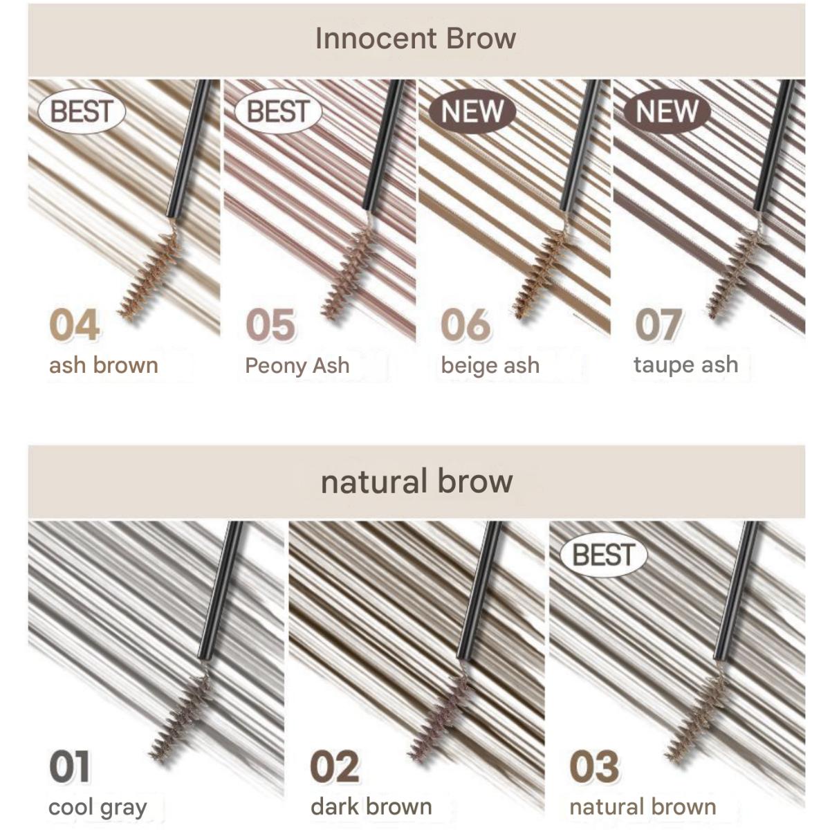 

Peripera Тушь для ресниц Speedy Skinny Brow 01 Cool Gray
