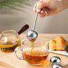 Drehbarer Edelstahl-Tee-Infuser Teekanne Gewürz-Teesieb für losen Tee Feinmaschiges Wiederverwendbares Teesieb Teezubehör