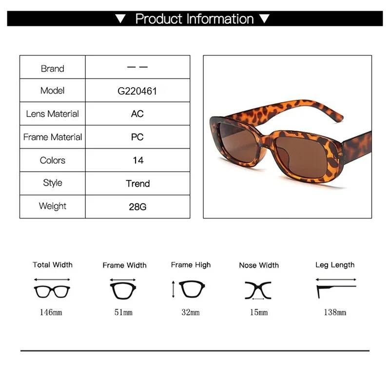 Vintage Square Sunglasses for Woman Luxury Brand Small Rectangle Sun Glasses Female Gradient Clear Mirror UV400 Eyeglasses