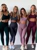 TK Seamless Solid Color Sports Set: Long Sleeve & Pants for Autumn/Winter Yoga & Fitness