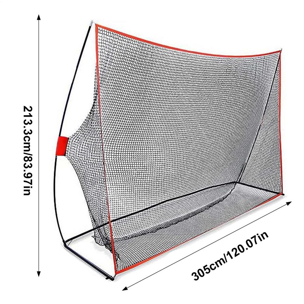 Heavy Duty Golf Practice Net 10x7 Ft Golf Swing Training Tool Golf Hitting Practice Supplies Baseball Football Golf Accessories чёрный