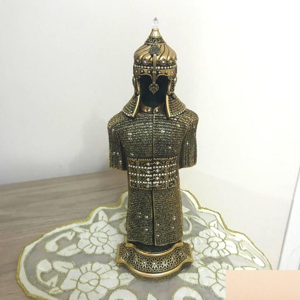 Islamic Accessory For Table Decor | Islamic Figures | Armed Warrior Showpiece Gift | Islamic Desk Decor | Islamic Gift | Islamic Home Decor