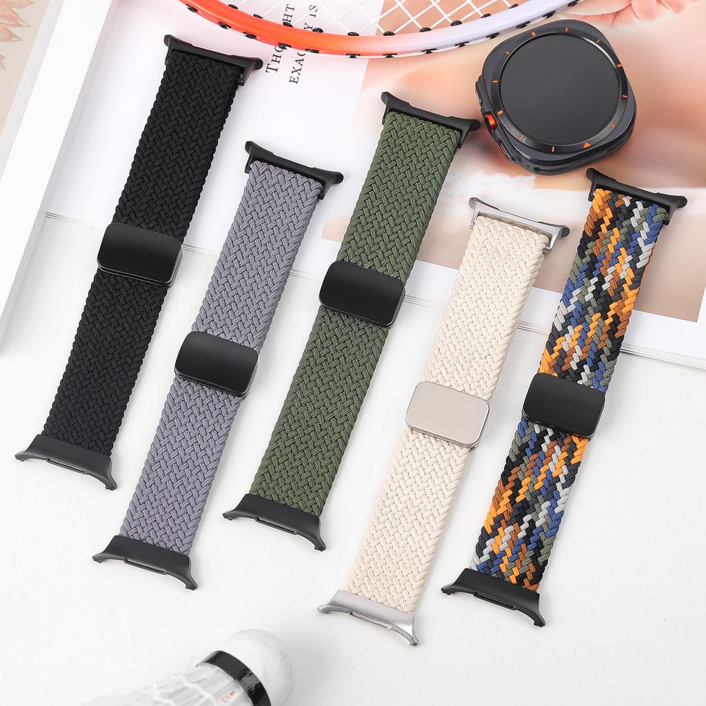 Braided Bands For Samsung Galaxy Watch Ultra 47mm watchband Magnetic wrist sport belt Bracelet Correa Galaxy Watch 7 Ultra Strap