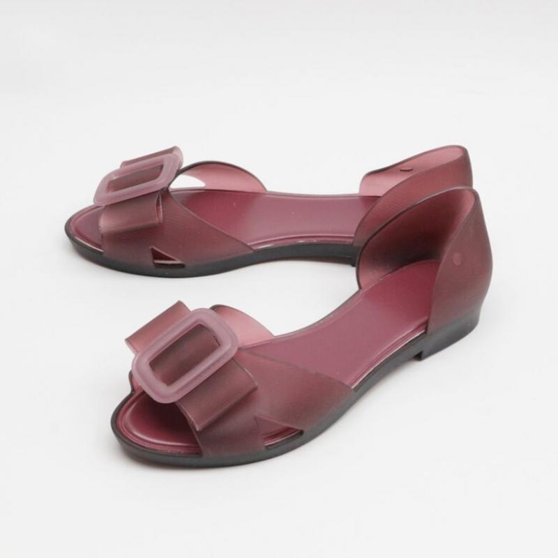 Shop   Women Comfortable Jelly Shoes Flat Shoes Wdms Wse Ts13928881
