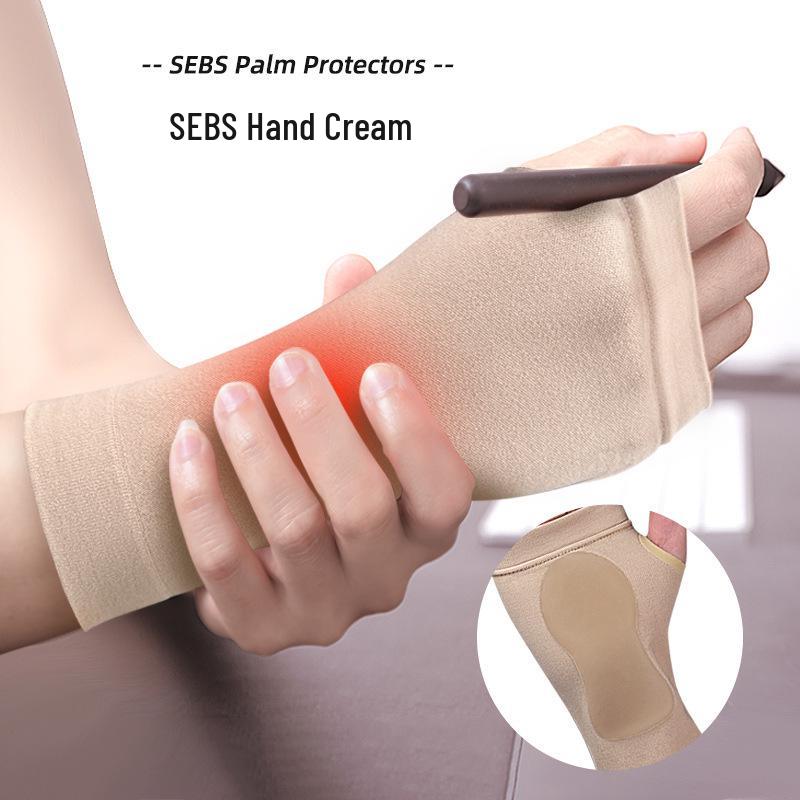 SEBS Protective Hand Gloves with Wrist Guards for Running & Fitness – Soft, Anti-Wear Palm Protection.