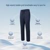 MONTAGUT Men's Silk Blend Straight Leg Casual Pants