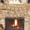 Eid Mubarak Linen Banner Garland Moon Star Hanging Ornaments Islamic Muslim for Home Ramadan Decoration Festival Party Supplies