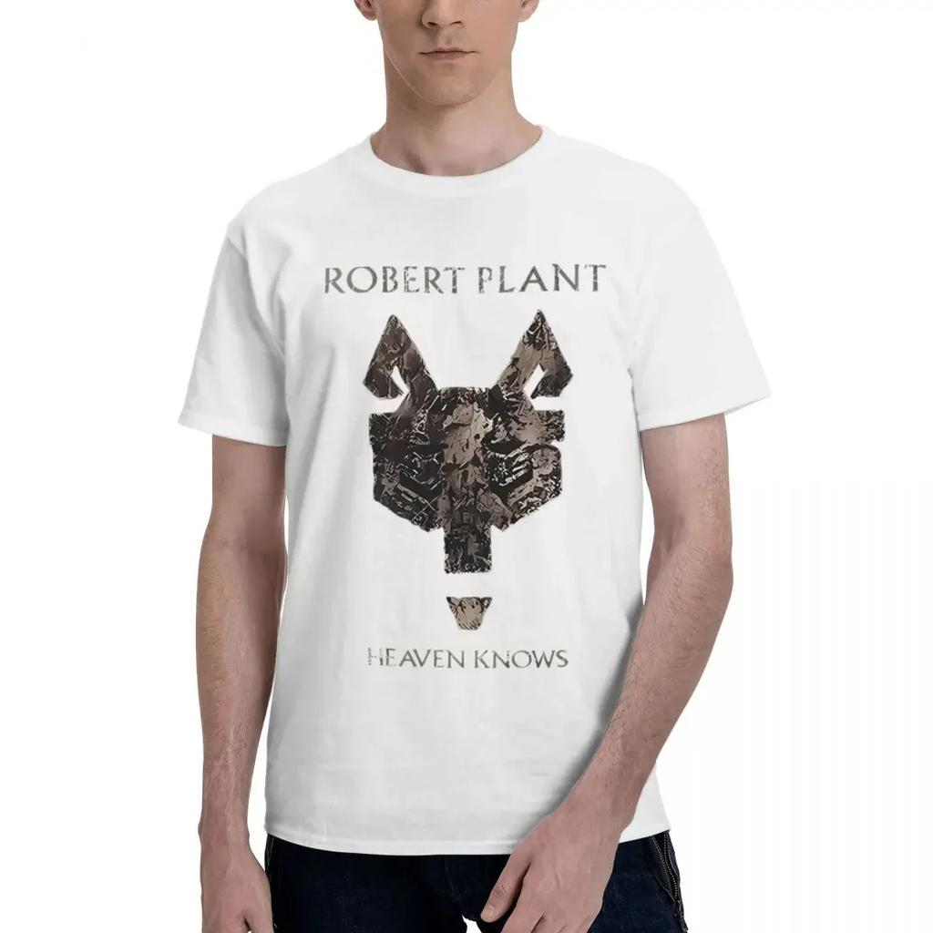 Robert Plant 100% Cotton Casual Breathable Confortable Anime Men's T-Shirts Tshirts Men