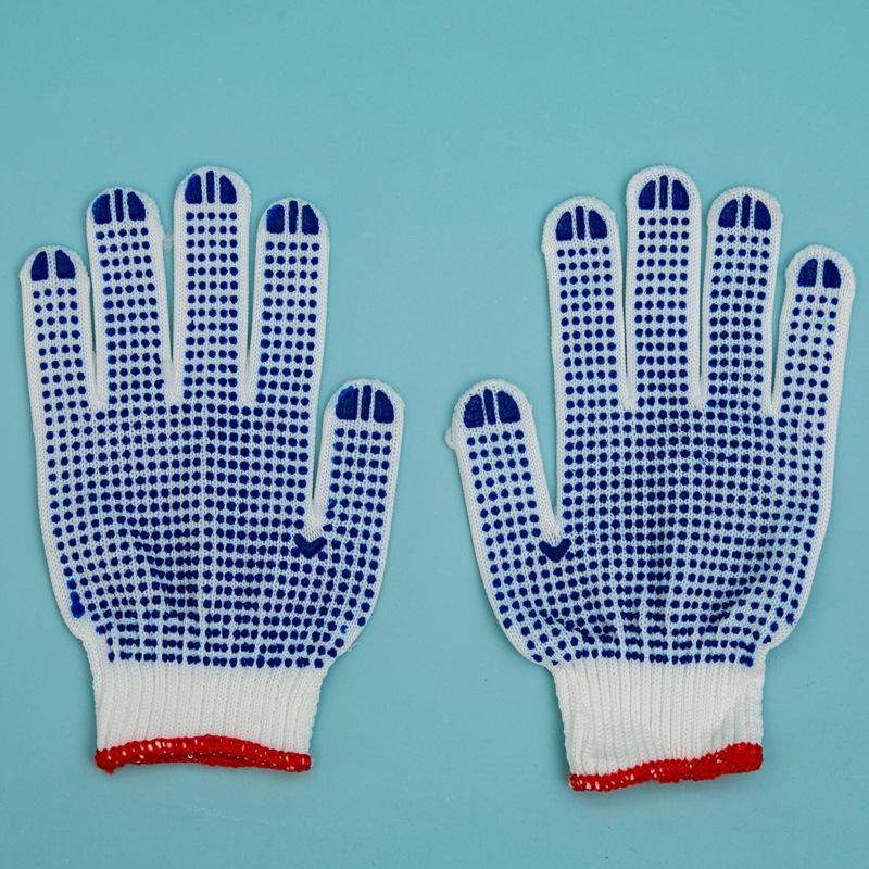 Strapazierfähige rutschfeste Strickhandschuhe für Arbeitsschutz