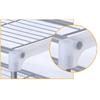 Detachable Stainless Steel Shelf for Kitchen Bathroom Bedroom, Household Microwave Oven Shelf Seasoning Storage Holder