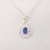 Tanzanite Gemstone 925 Sterling Silver Handmade jewelry Pendant 1.40" Gift For Mother PP-19-7