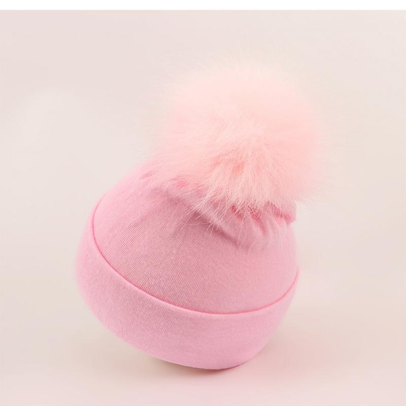 Baby Winter Warm Hats Toddler Pom Pom Beanie Knit Soft Caps For Boys Girls Cotton Elastic Children Bonnet Hat Beanies Girls Caps