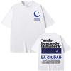 Y2k Fashion Tops Alleh  Yorghaki La Ciudad Worid Tour 2026 T Shirt Hip Hop Punk Tshirts Casual Print Cotton Streetwear Unisex