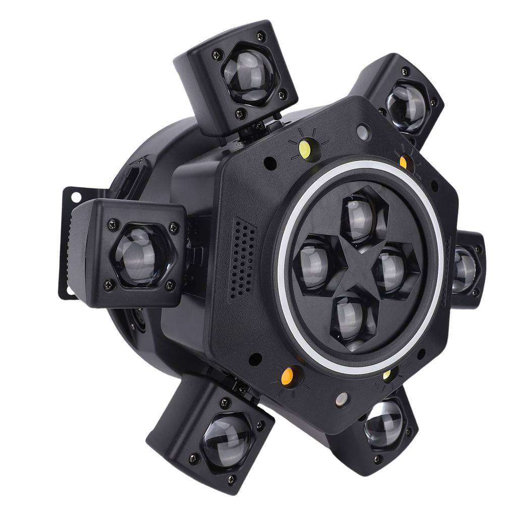 Moving Head DJ Light Support Digital Multiple X 512 Voice Control RGBW LED Rotating Stage Light with Remote Control