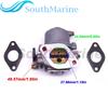 Boat Engine 67D-14301-11 67D-14301-12 67D-14301-13 Carburetor Assy and 68D-E3646-A0 Gaskets (2 Pcs) Kit for Yamaha 4-stroke 4hp