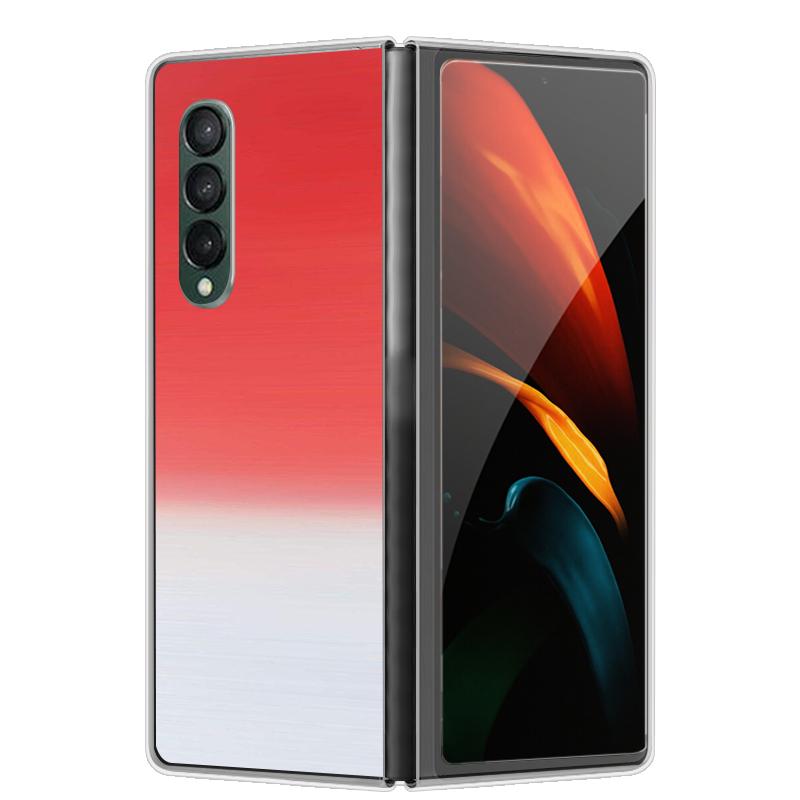 Etui na Galaxy Z Fold 7 6 5 3 4 2 Przezroczyste Twarde Składane Luksusowe Malowane Dla Samsunga Z Fold 7 Fold Specjalne Fold2 Przezroczyste Etui