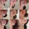Heart Round Imitation Pearl Butterfly Leaf Tulip Flower Drop Earrings Women Wedding Geometry Jewelry Trend Creative Accessories